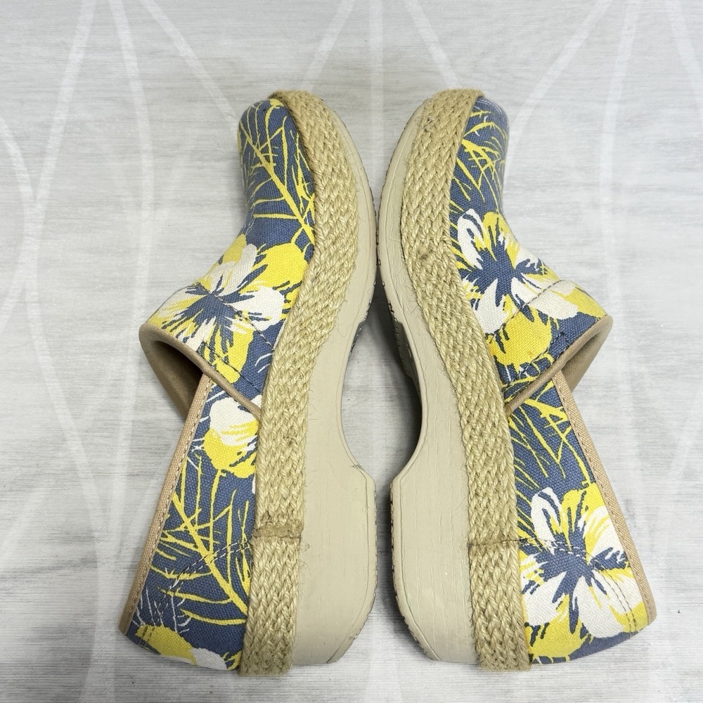 Dansko Victoria Tahiti Women's Clogs Canvas Floral Casual Shoes Size 36 US 5.5-6 - Picture 6 of 9